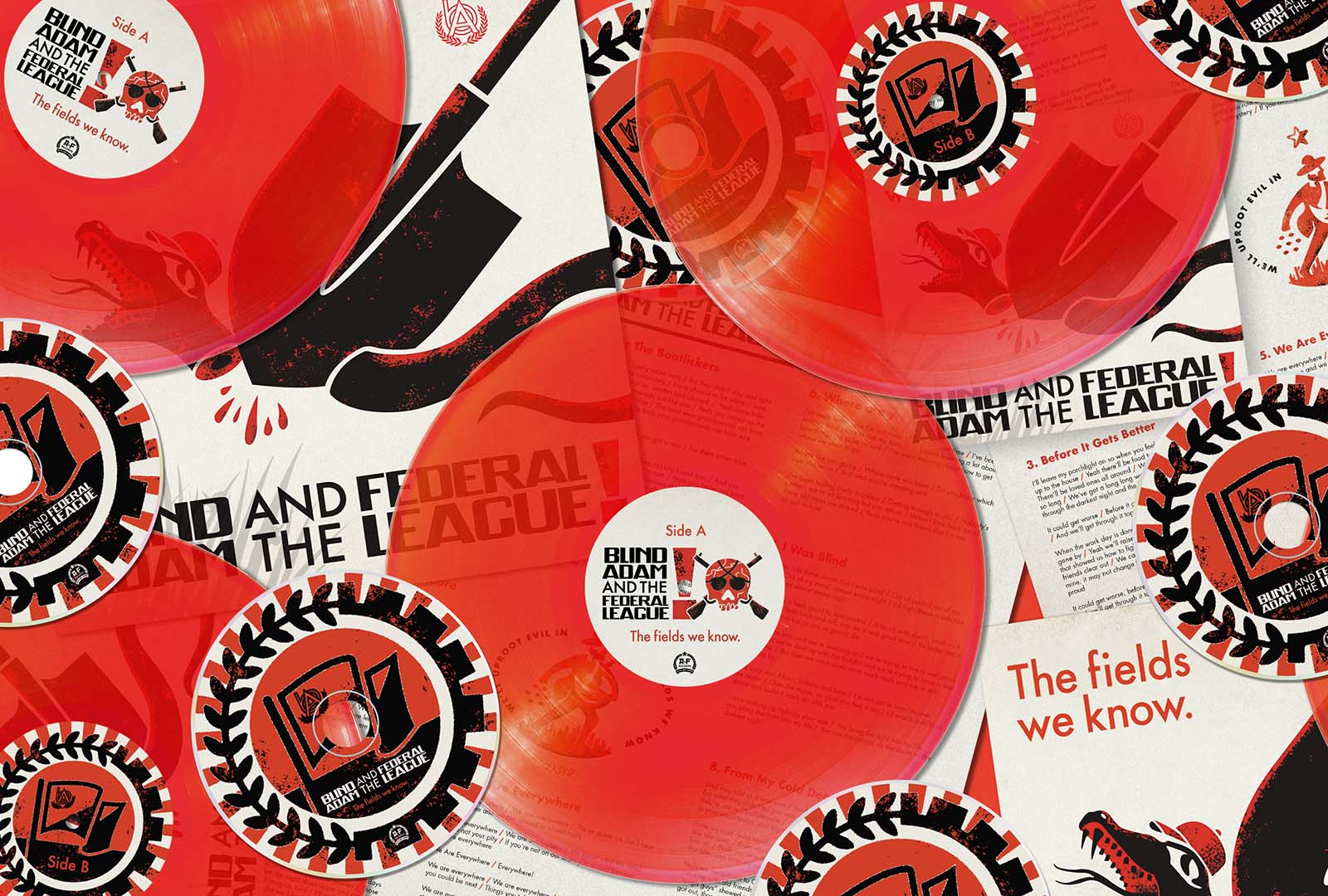 The album design for Blind Adam's "The Fields We Know" was recognized with a silver ADDY.