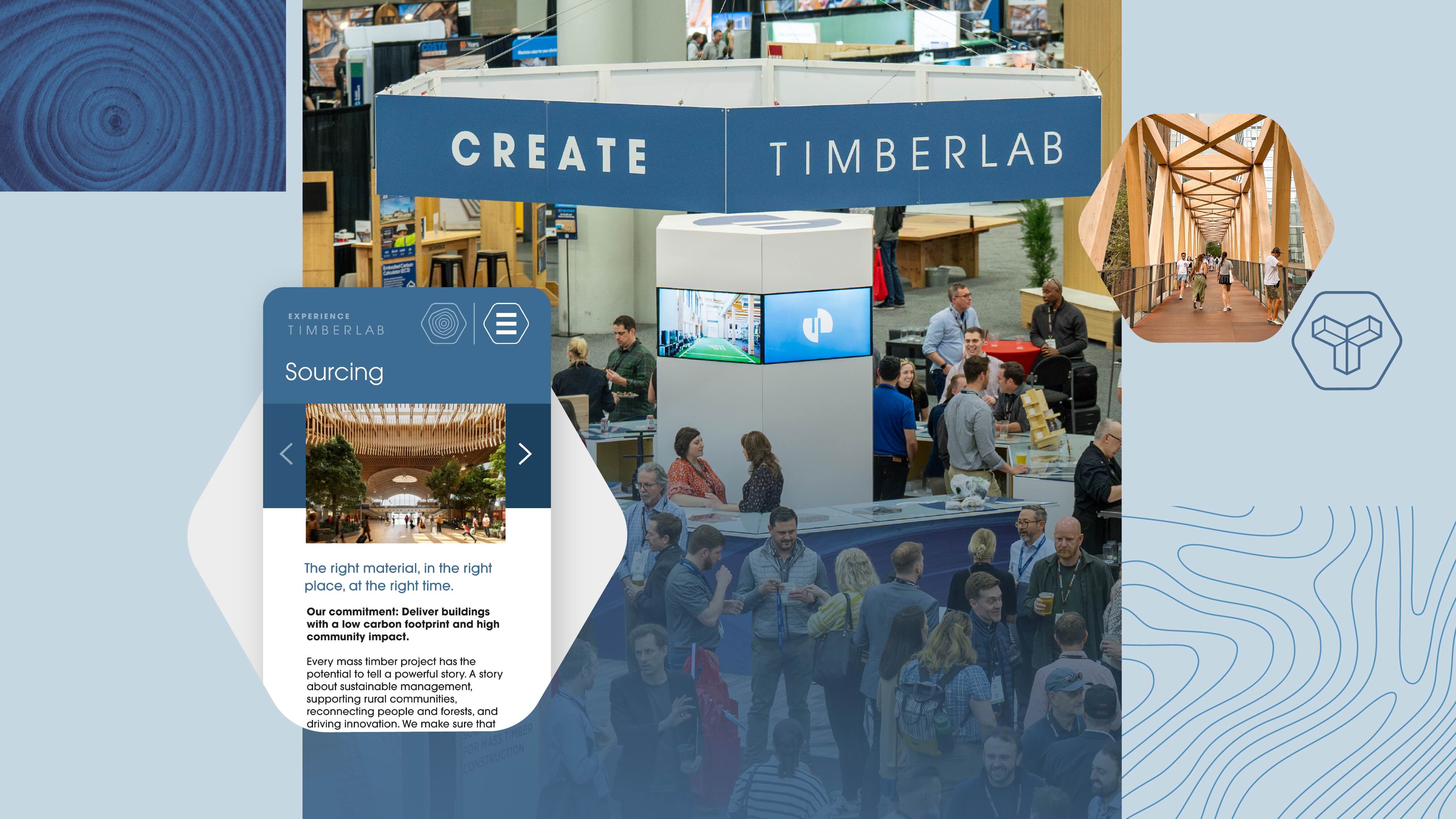 Timberlab tradeshow booth at International Mass Timber Conference 2025