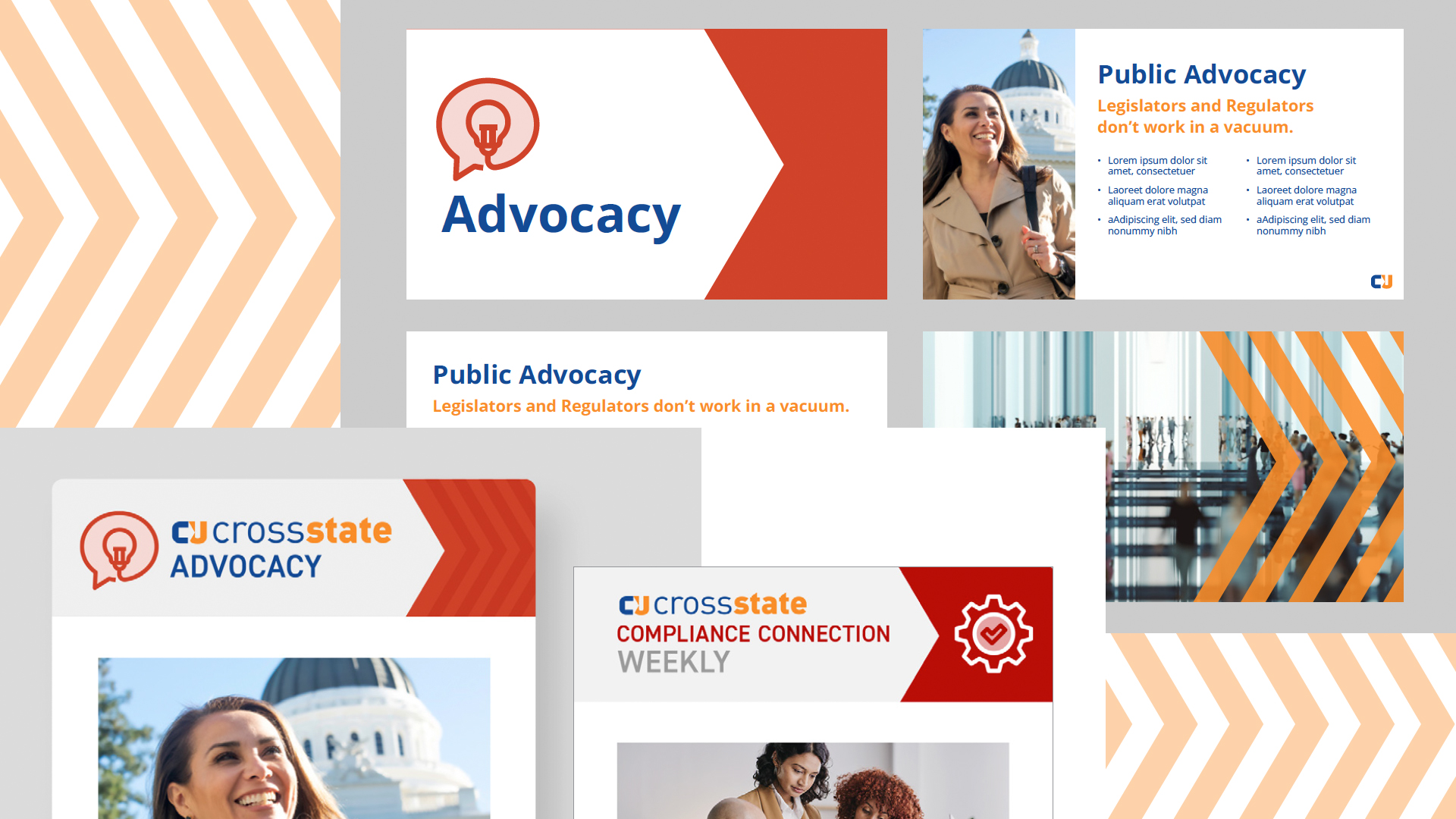 CrossState Credit Union Association custom icons in usage