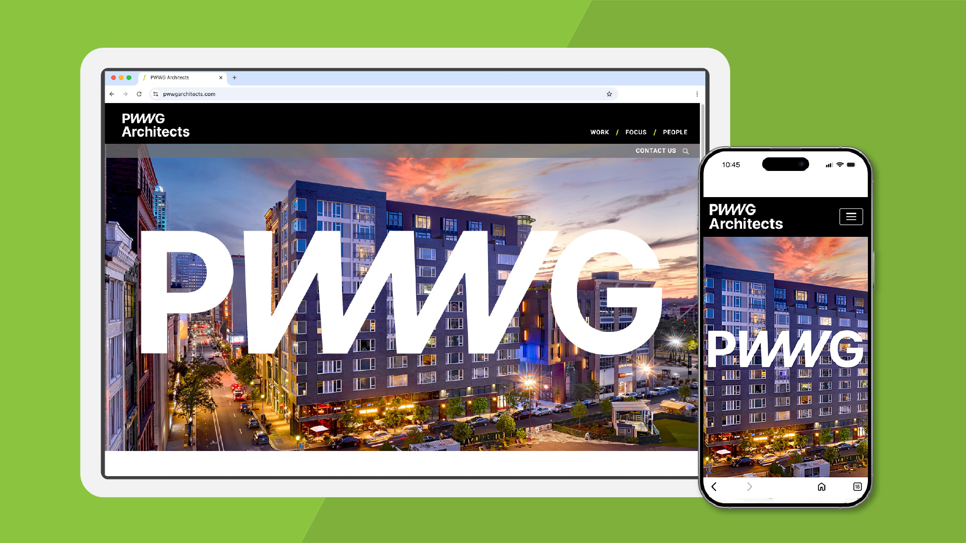 Refreshed PWWG Architects website