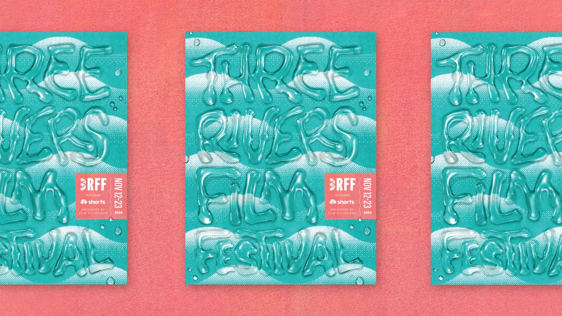 Three River Film Festival 2025 branding and program cover