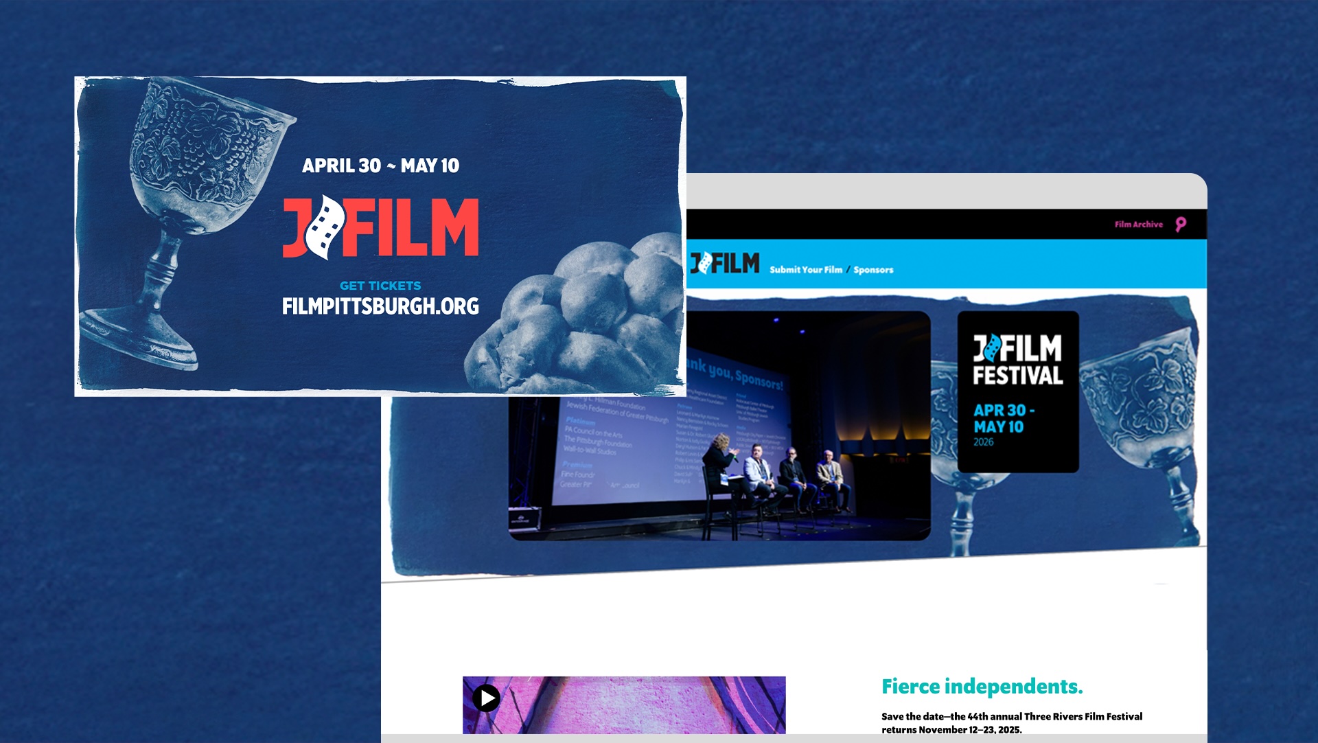 2026 JFilm Festival design and branding as integrated into the official website.
