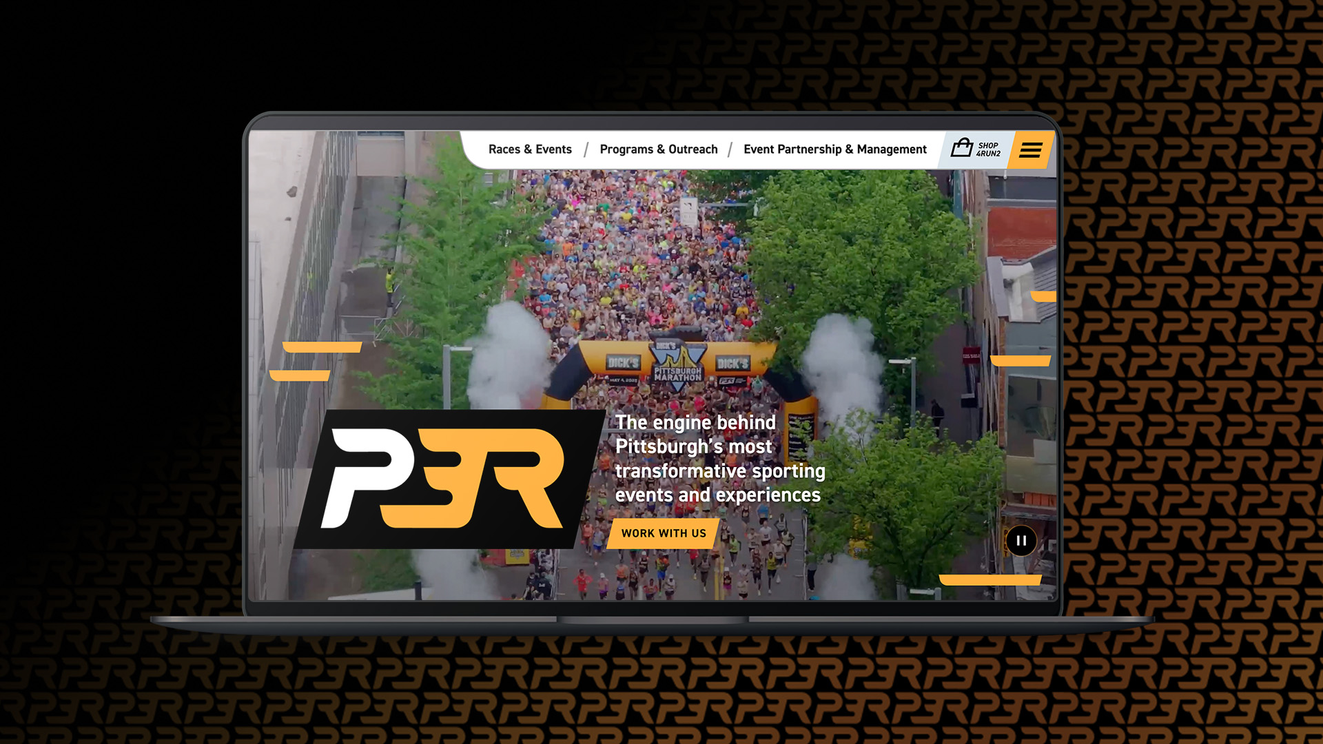 P3R website home page