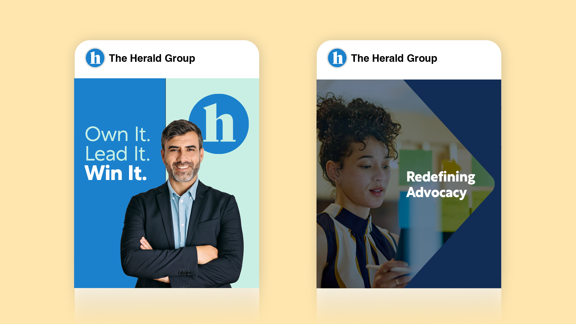The Herald Group social media templates