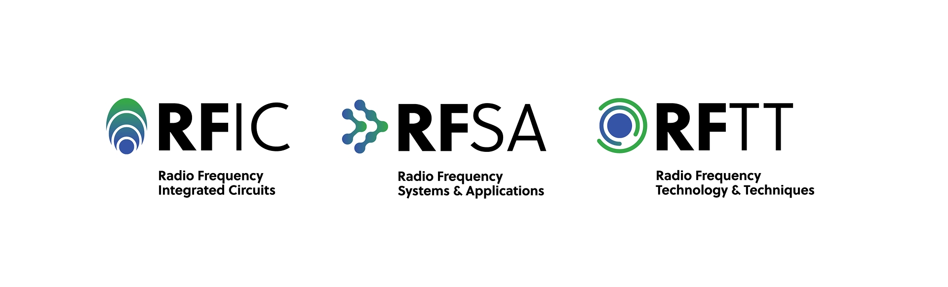 IMS Subsymposia logos RFIC, RFSA, RFTT
