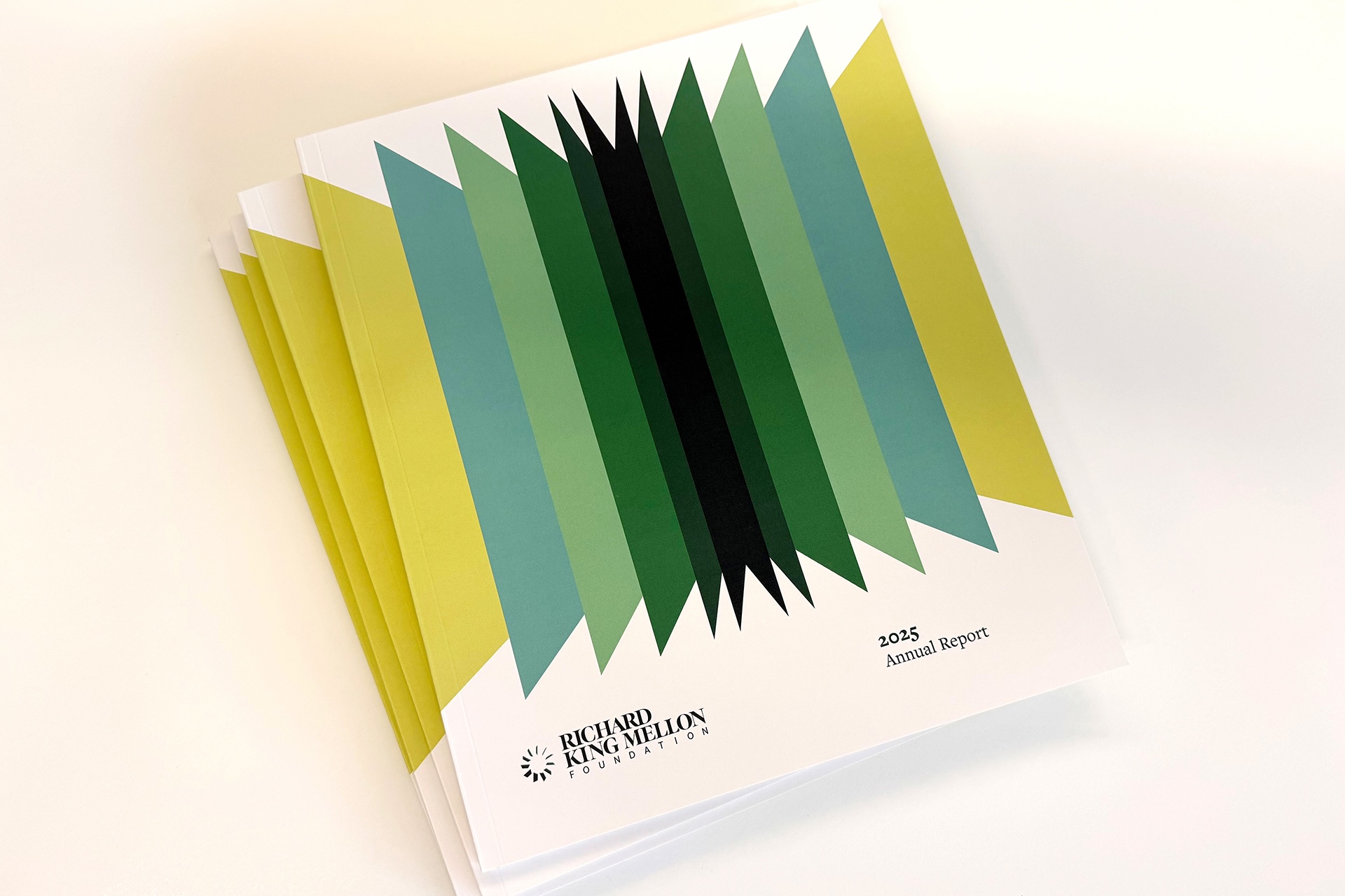 A cover photo of the 2025 Richard King Mellon Foundation annual report