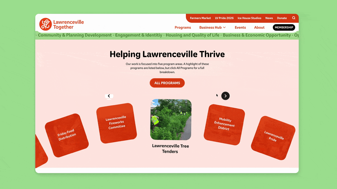 Lawrenceville Together website