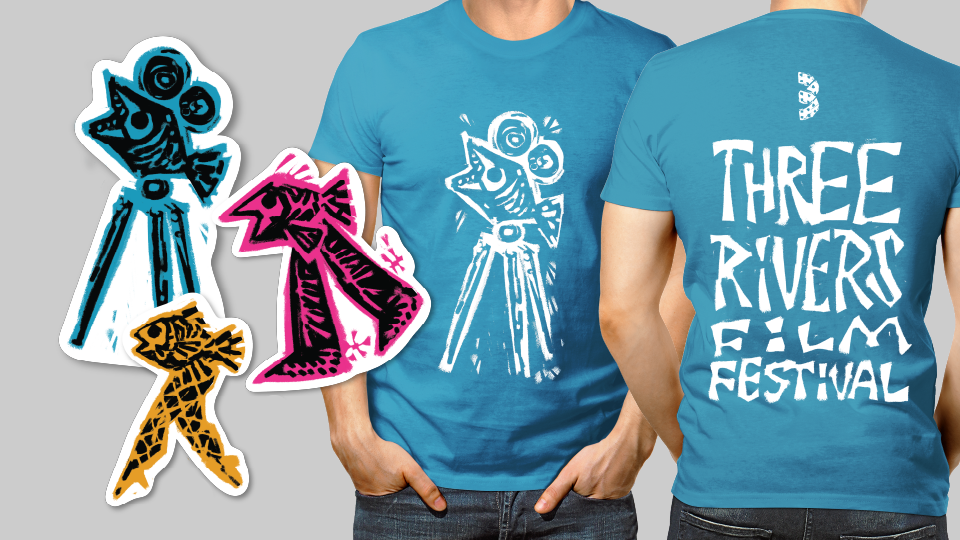 Cool stickers and festival branded t-shirts? Sure!